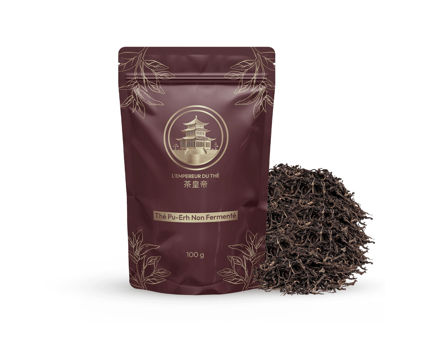 Thé Pu-Erh Non Fermenté (Sheng) – Frais & Végétal (50 g / 100 g)