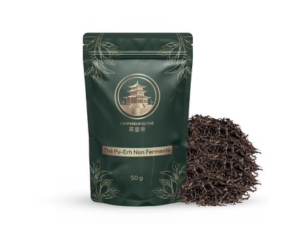 Thé Pu-Erh Non Fermenté (Sheng) – Frais & Végétal (50 g / 100 g)